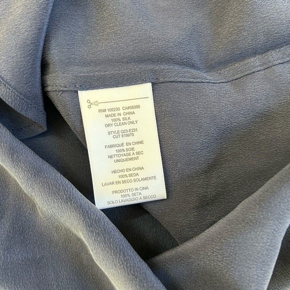 Equipment Navy Casual Button-Down Shirt - Picture 6 of 7